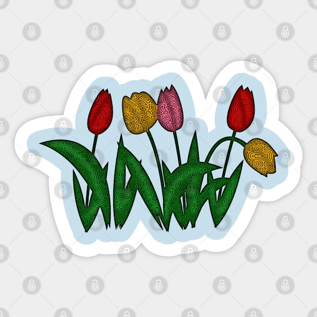 Tulips Sticker by hammerheadryker